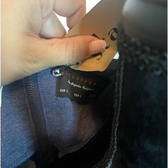 NWT DRESS FORUM HAPPY HOUR + DARLIN GRAPHIC CASUAL DRESS WOMENS SIZE LARGE - Picture 8 of 8